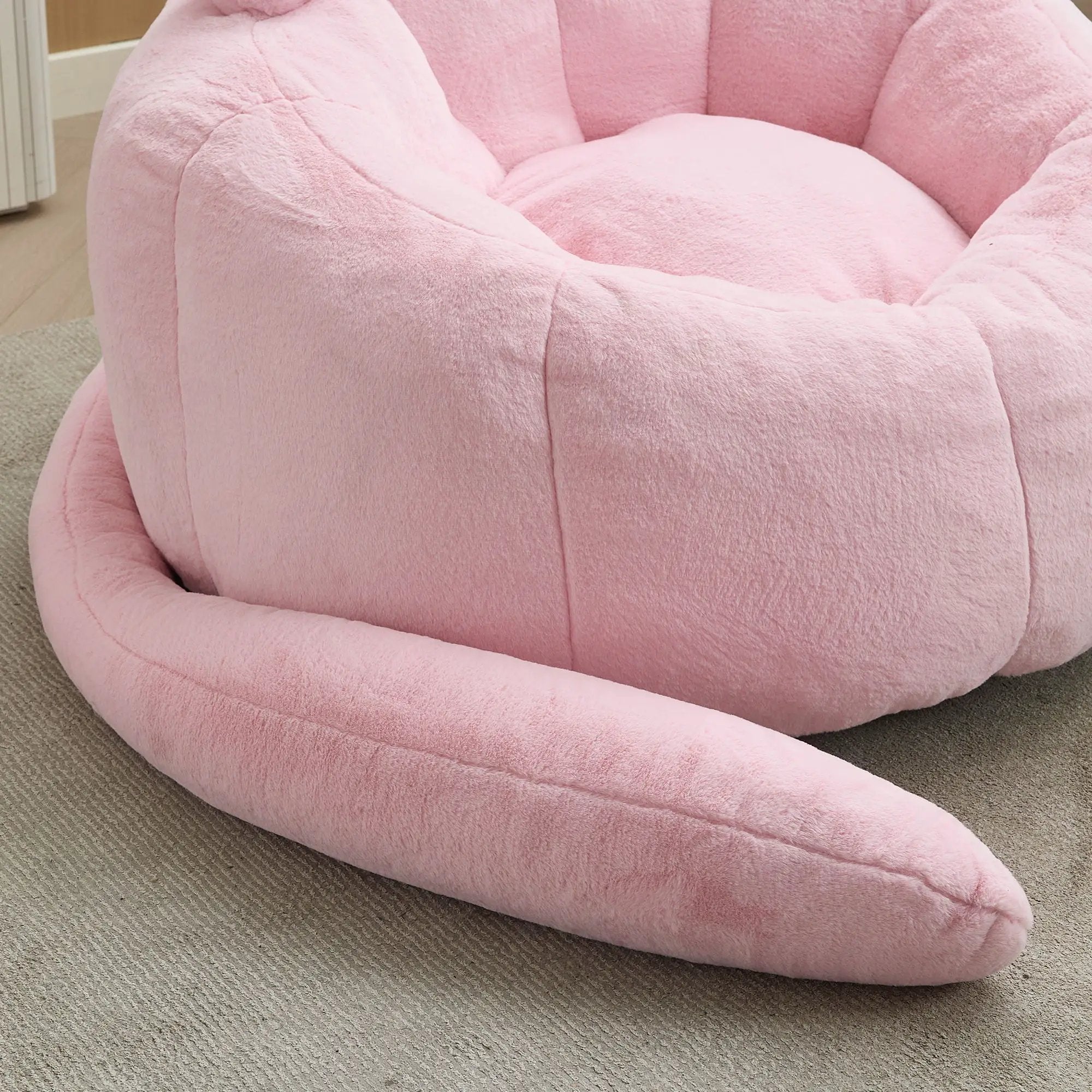 Cat Shaped Bean Bag Sofa With Long Tail by Unique Piece Furniture