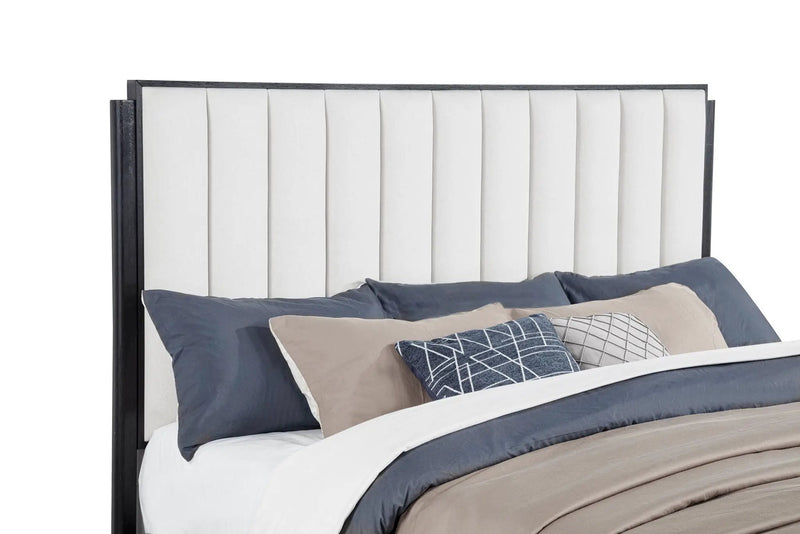 Brookmead 60-inch Upholstered California King Bed Black by Unique Piece Furniture