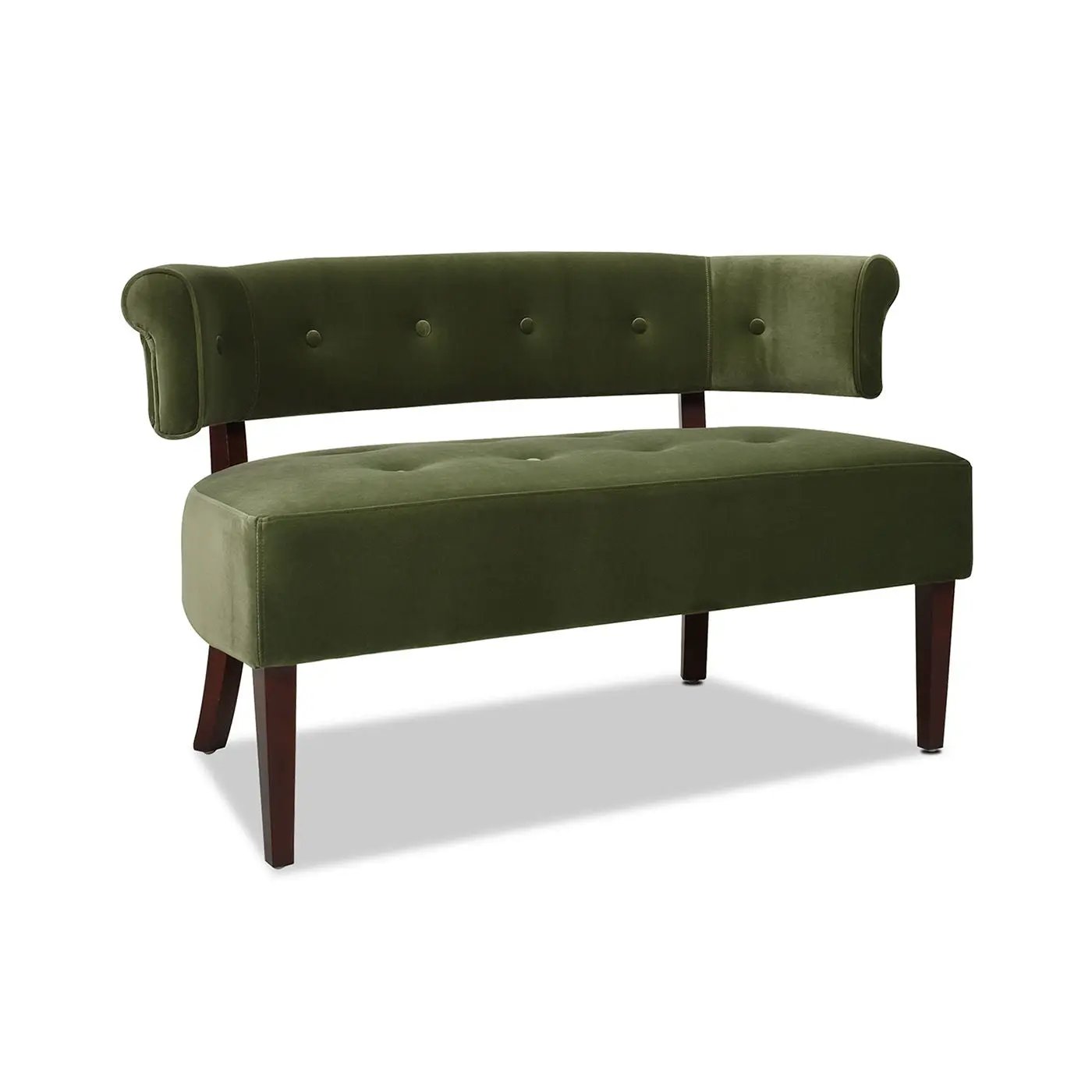 Jared - Versatile Roll Arm Tufted Bench Settee by HouseOfZazla