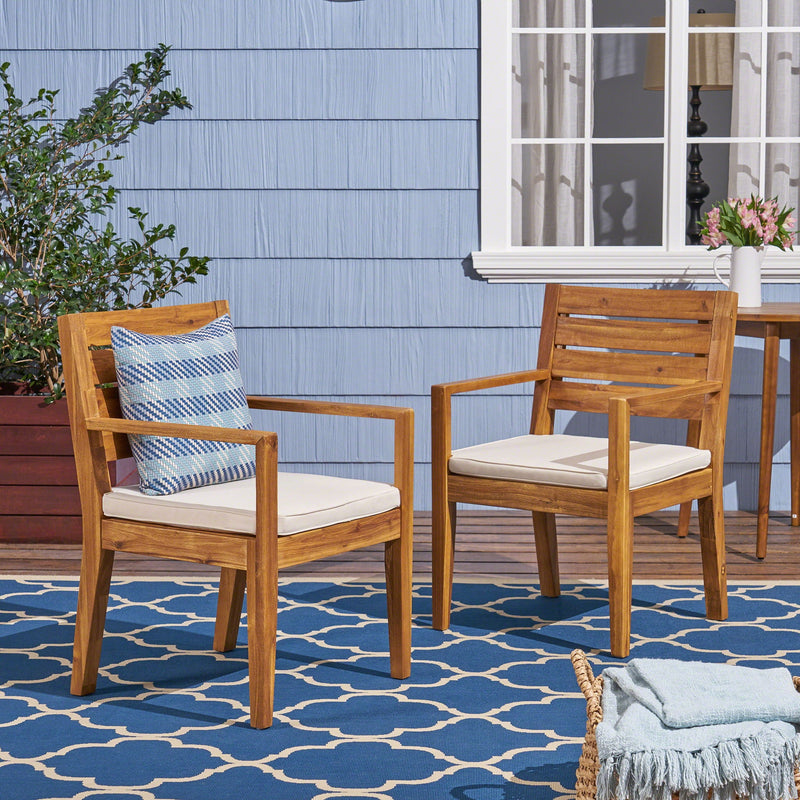 Outdoor Elegant Design Dining Chair (Set of 2) by HouseOfZazla