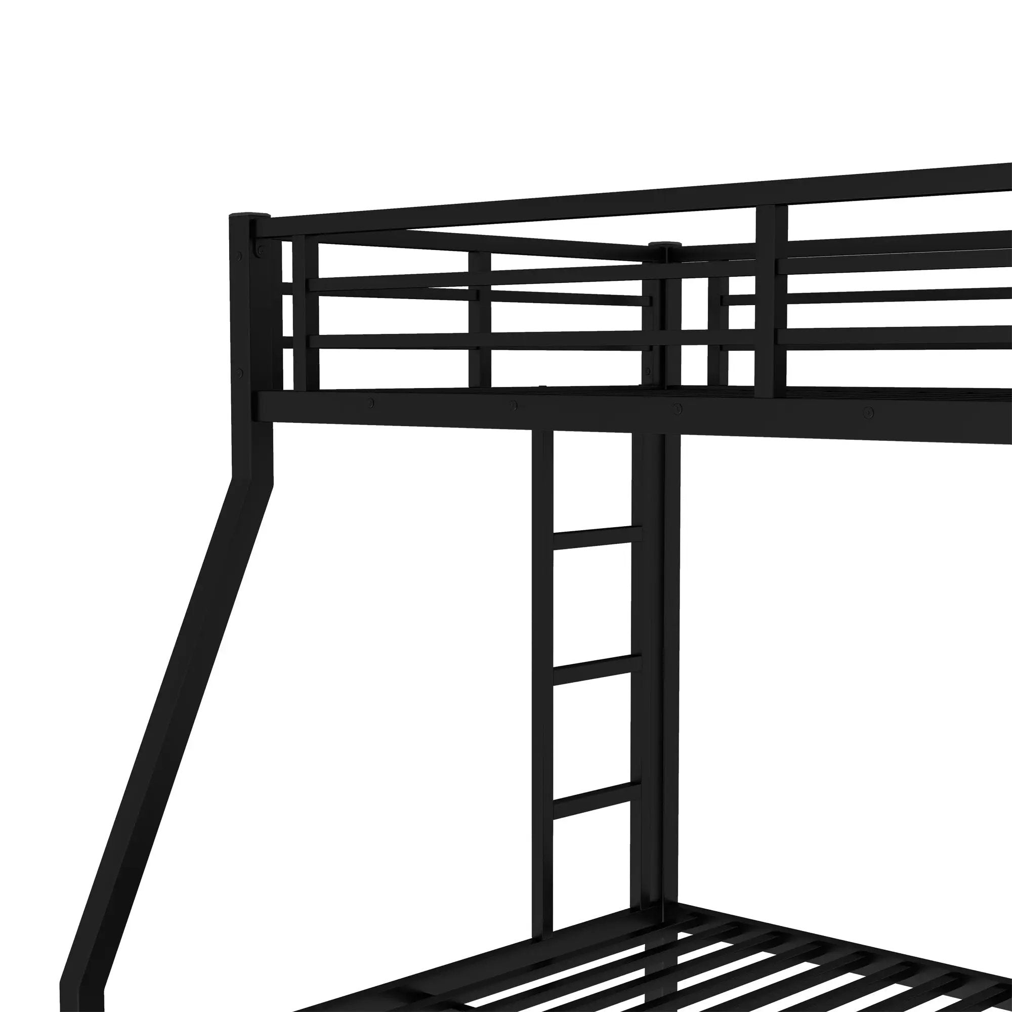 Twin Over Full Metal Bunk Bed with Twin Size Trundle by HouseOfZazla