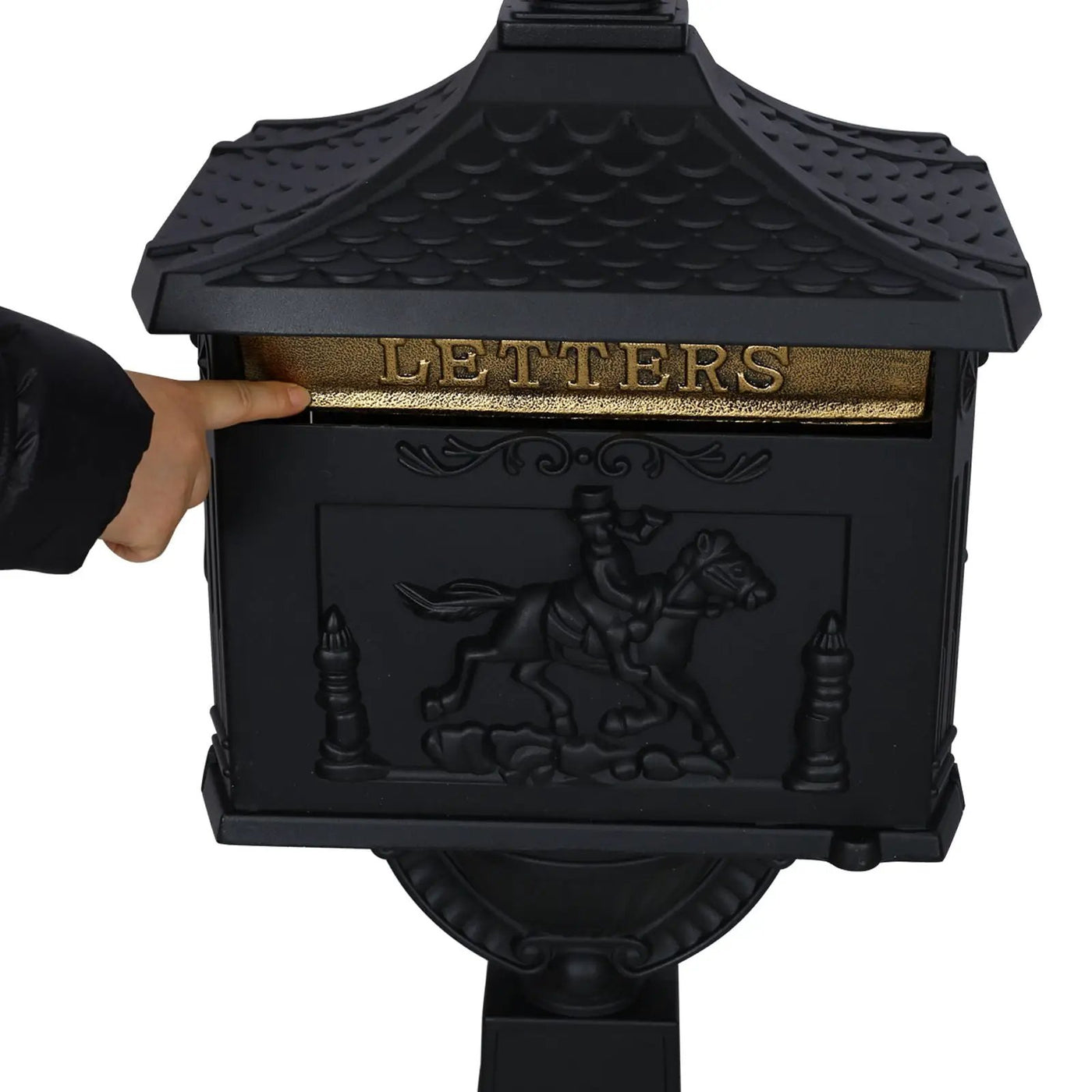 Cast Aluminum Mail Box, Postal Box, Mailbox by HouseOfZazla