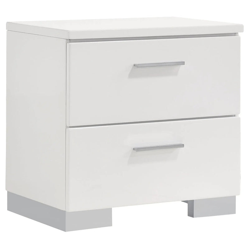 Felicity 4-piece Eastern King Platform Bedroom Set White by Unique Piece Furniture