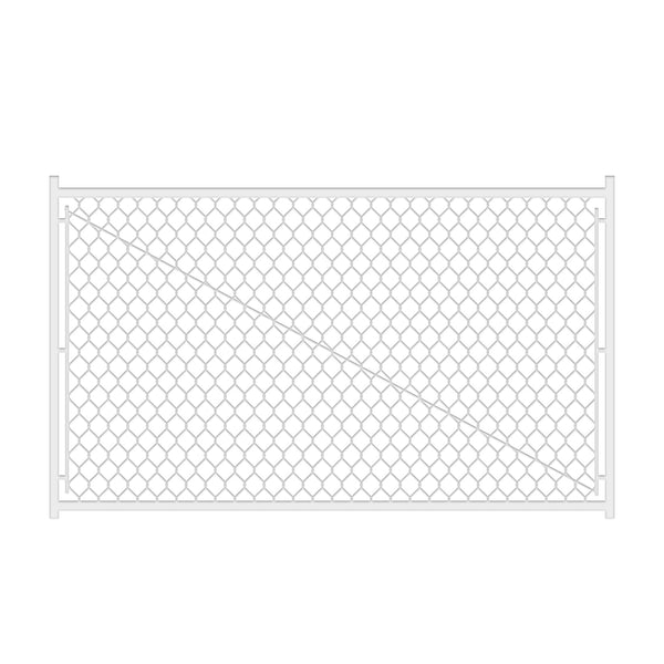 Adjustable 3.8FT Chain Link Walk Gate Kit