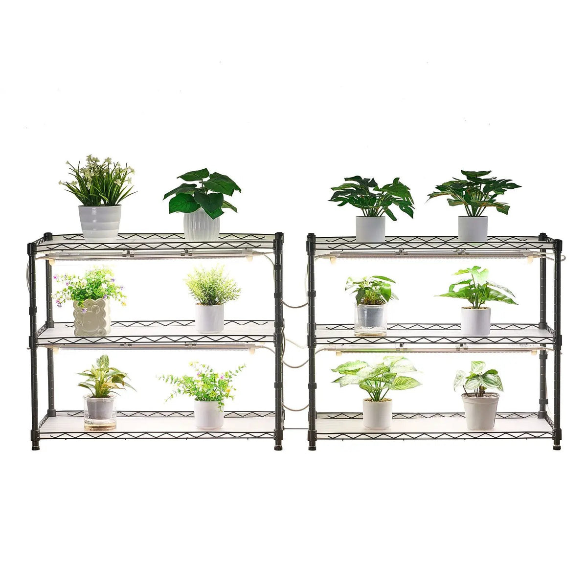 DIY Plant Shelf with Grow Lights by HouseOfZazla