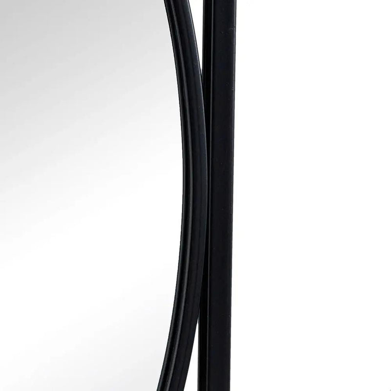 Rectangular Wall Mirrors With Frame, Home Decor For Living Room Bedroom Entryway - Black by Unique Piece Furniture