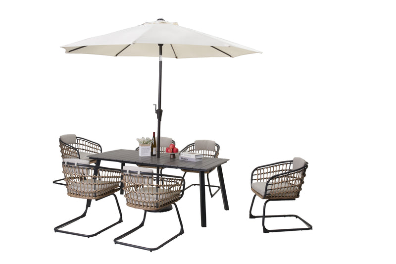 Wicker Dining Chair Set of 2 by HouseOfZazla