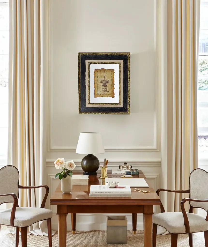 Lucian - Framed Antiqued Sculpture Print by Unique Piece Furniture