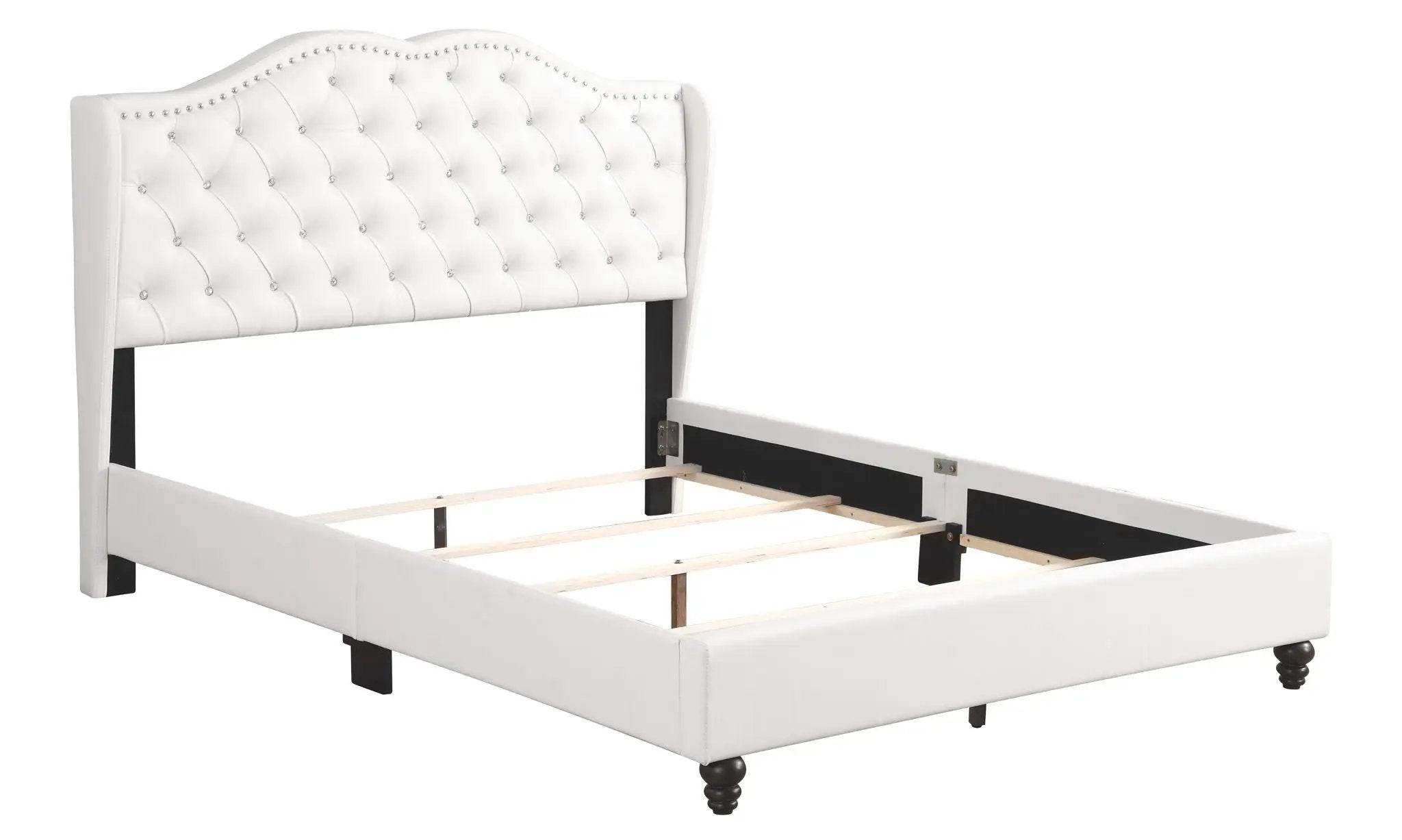 Upholstered Bed Transitional by Unique Piece Furniture