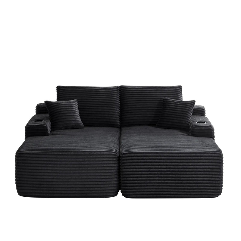 69" Cloud Sectional Couch by HouseOfZazla