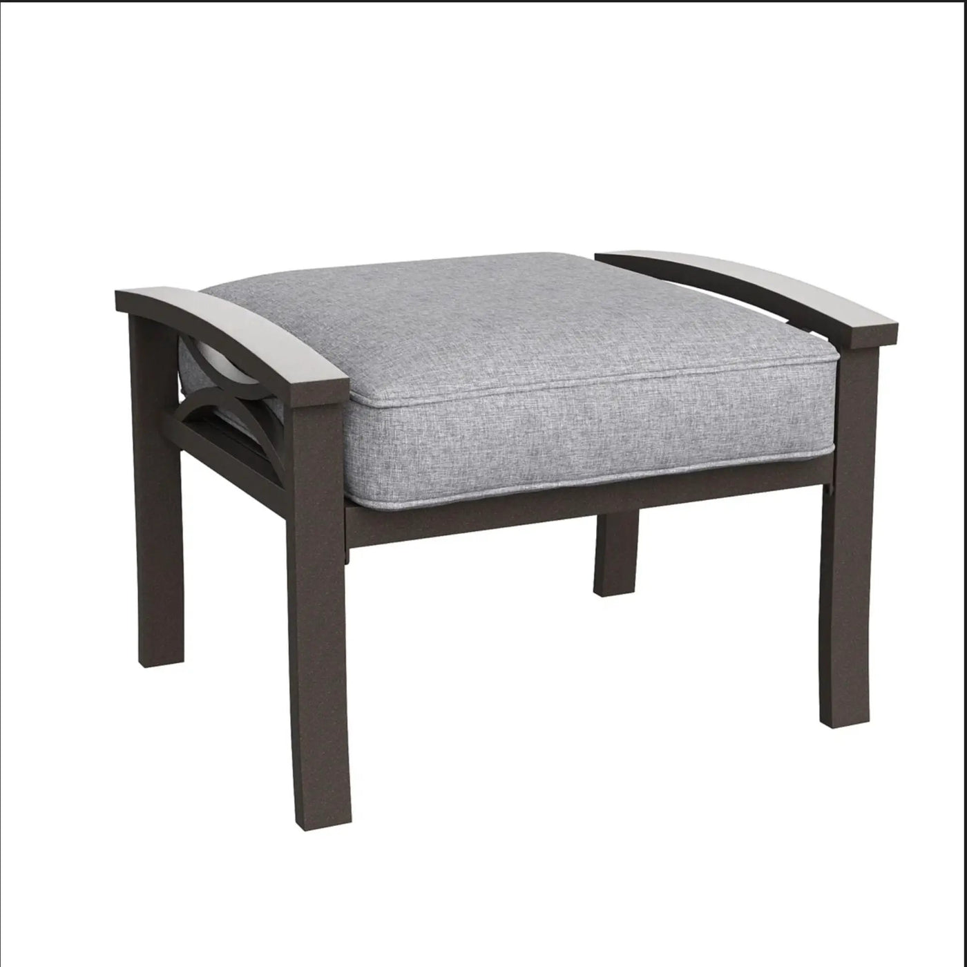 Modern All-Weather Ottomans With Cushions (Set of 2) by HouseOfZazla