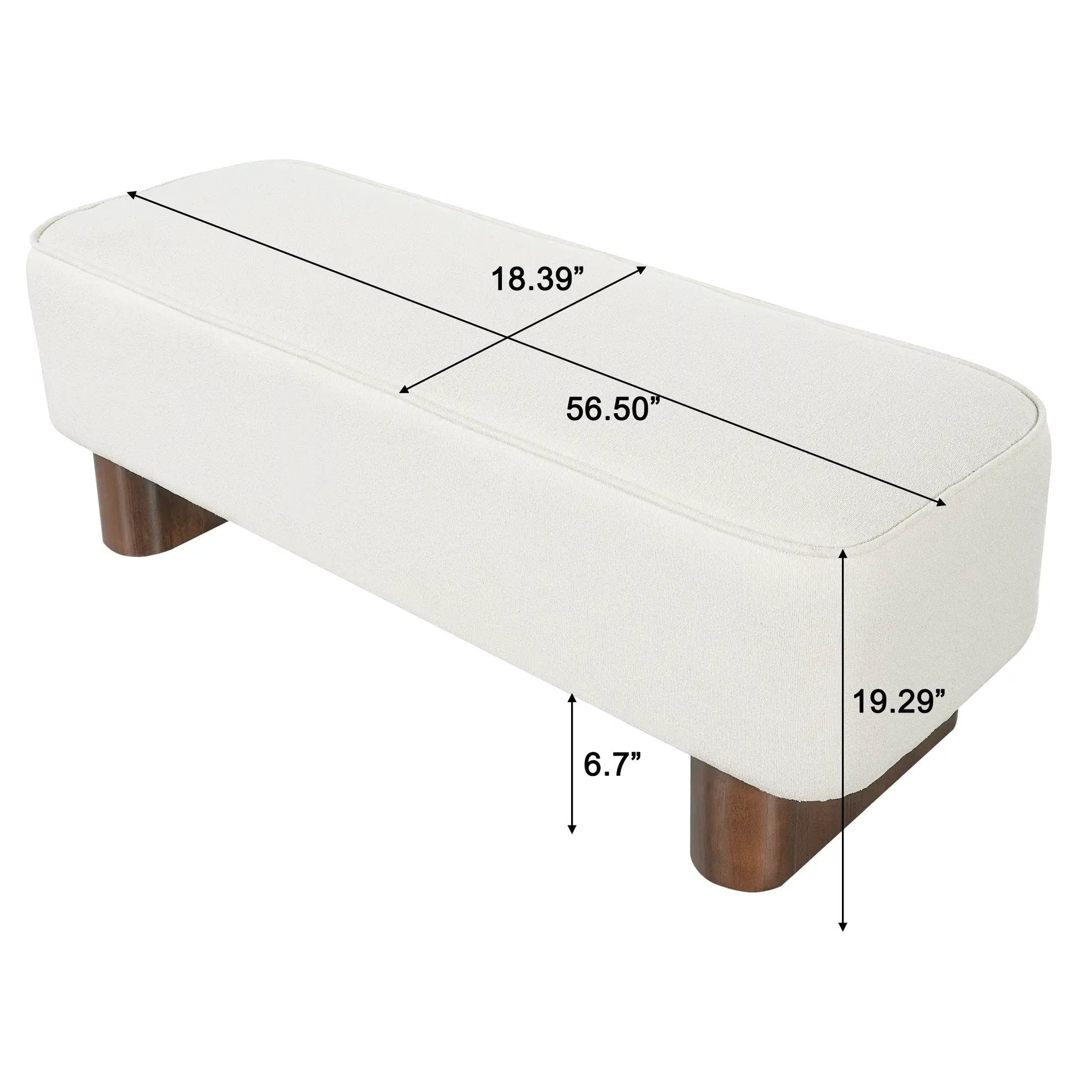 Modern Upholstered Ottoman Bench by HouseOfZazla