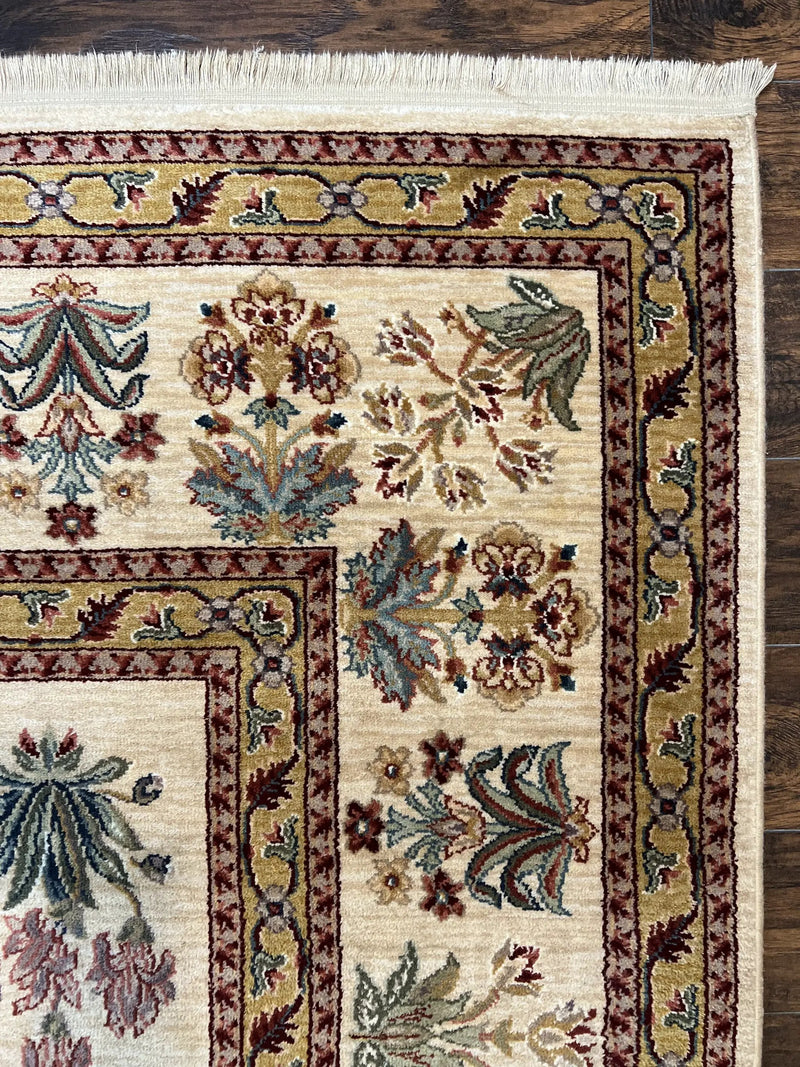 Karastan Rug 8.8 x 12, Ashara Amritsar #549, Oatmeal Color, Wool Pile Karastan Carpet, Discontinued Karastan Area Rug, Decorative by Jewel Rugs