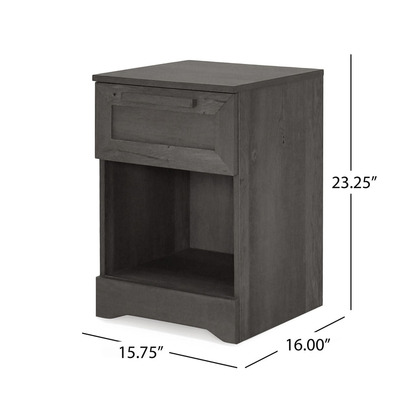 Broxon Rustic Drawer Nightstand by HouseOfZazla