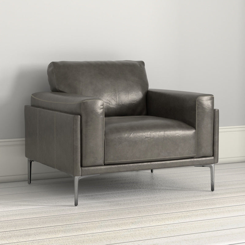 Transitional Fabric Chair - Dark Gray by HouseOfZazla