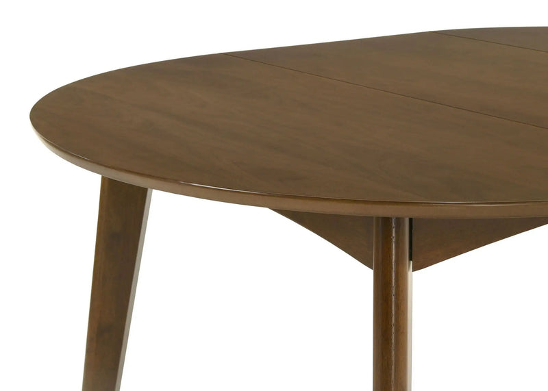 Jedda 5-piece Oval Dining Table Set Dark Walnut by Unique Piece Furniture