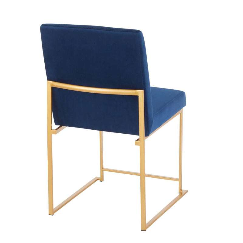 Fuji - Contemporary Stylish Frame, High Back Dining Chair (Set of 2) by Unique Piece Furniture