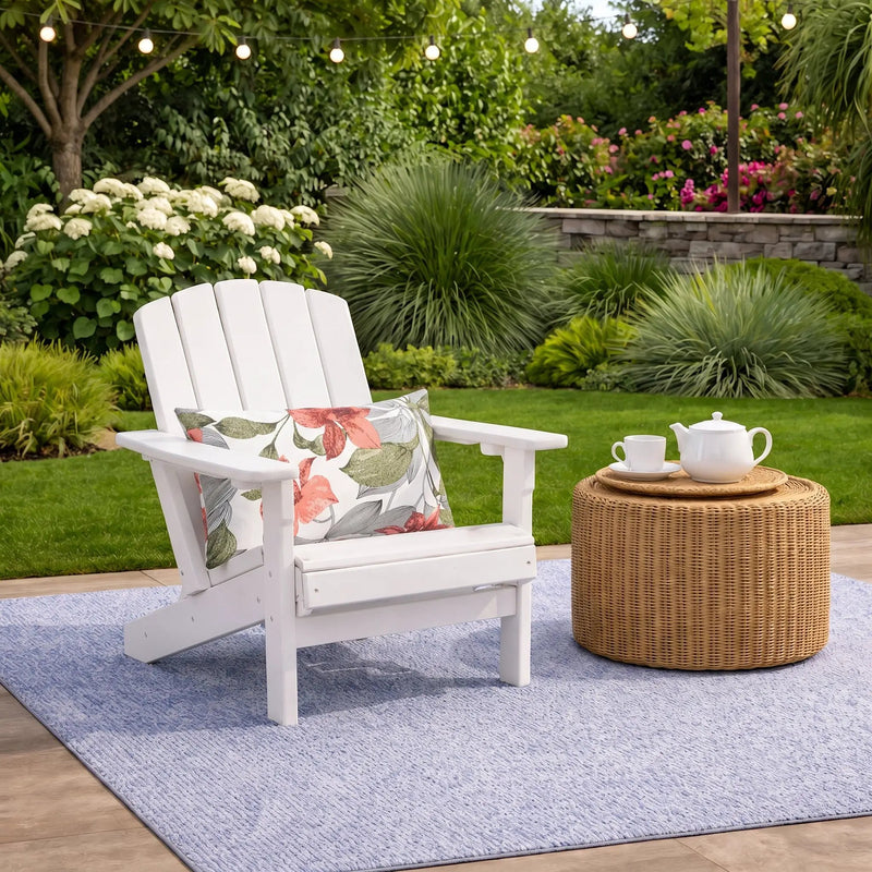 2 Pack Outdoor Lumbar Pillow Covers - Blush Botanical by HouseOfZazla