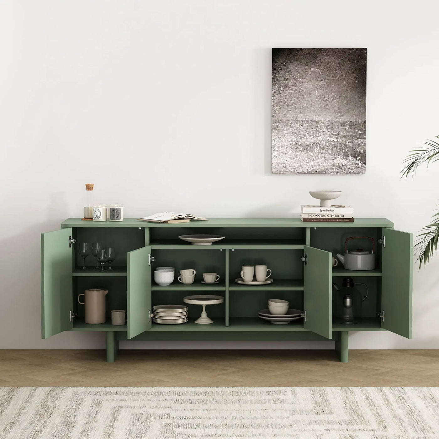 Ella - Sideboard With Adjustable Shelves by HouseOfZazla