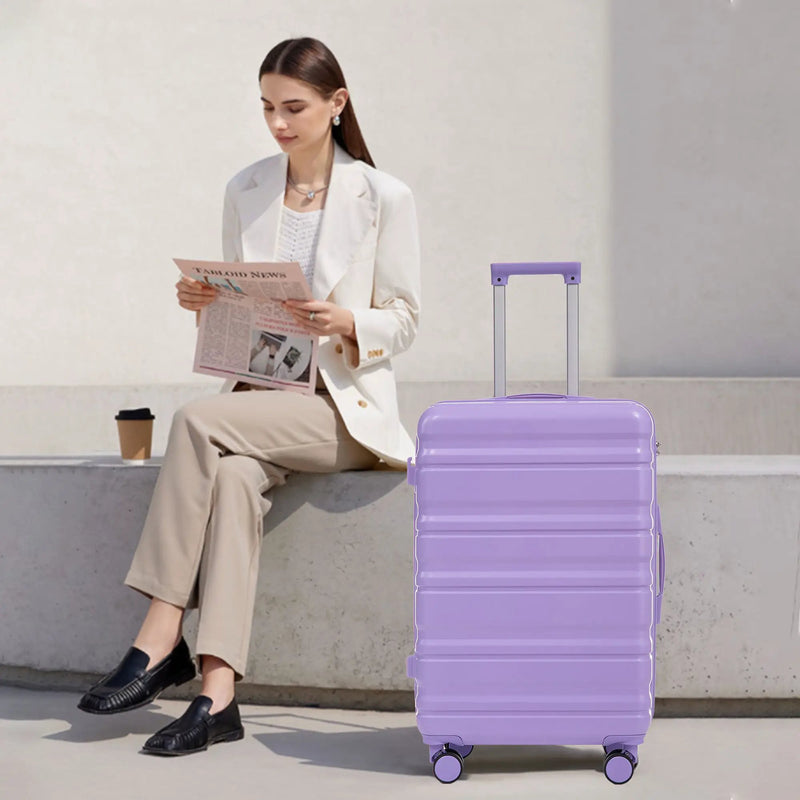 HIFINE TOURIST 20"/24"/28" 3 Pcs ABS Spinner Wheel Luggage Set by HouseOfZazla