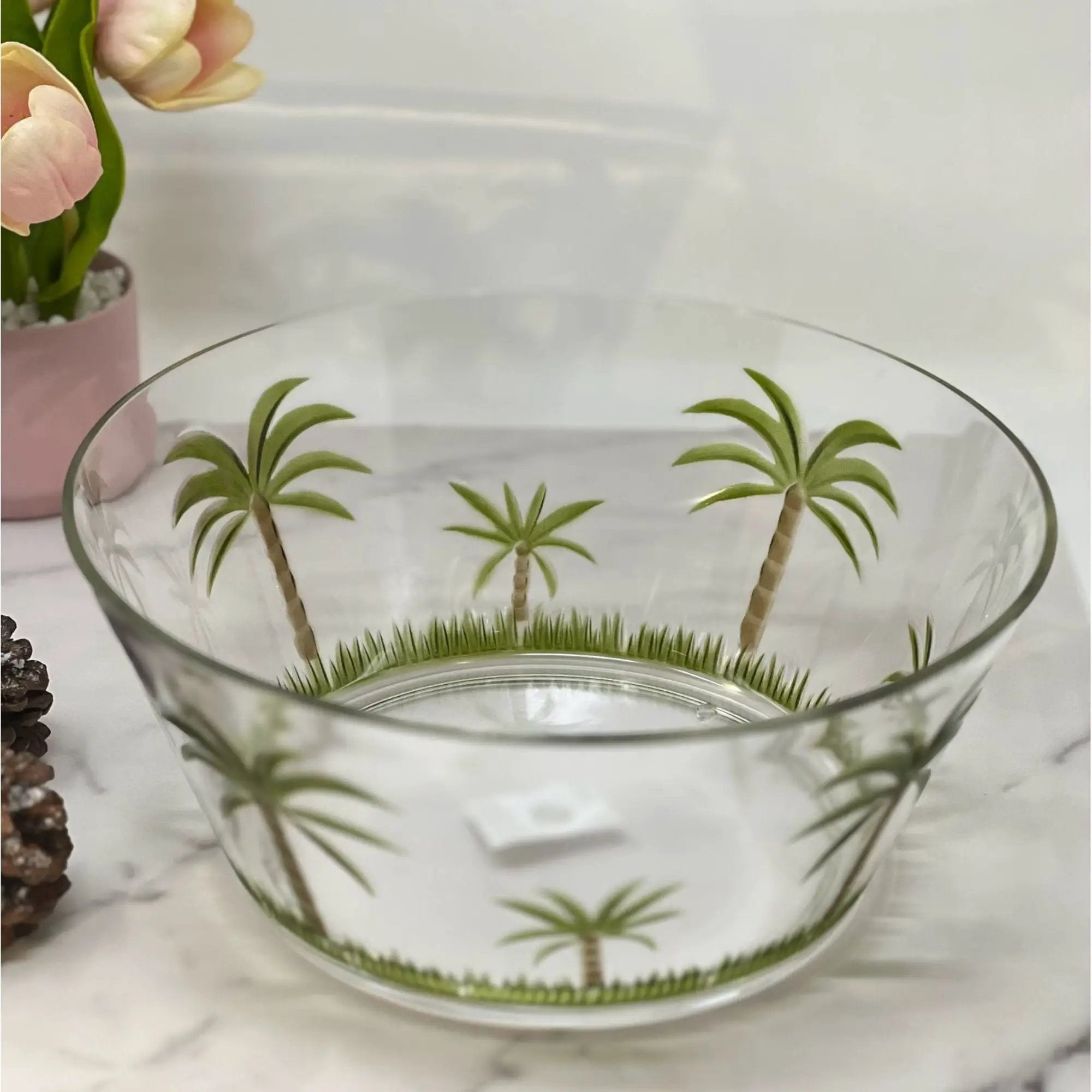 Palm Tree Acrylic Serving Bowls by HouseOfZazla