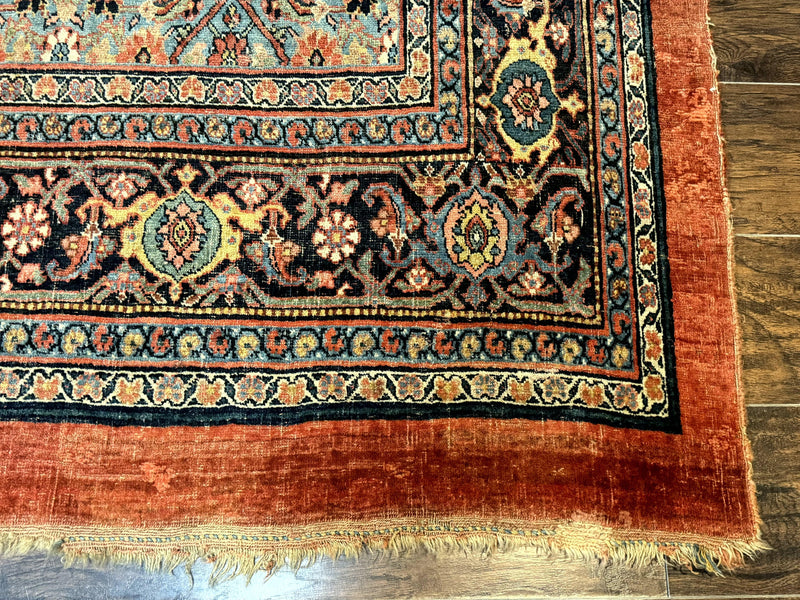 Antique Persian Bijar Rug 7x15 by Jewel Rugs