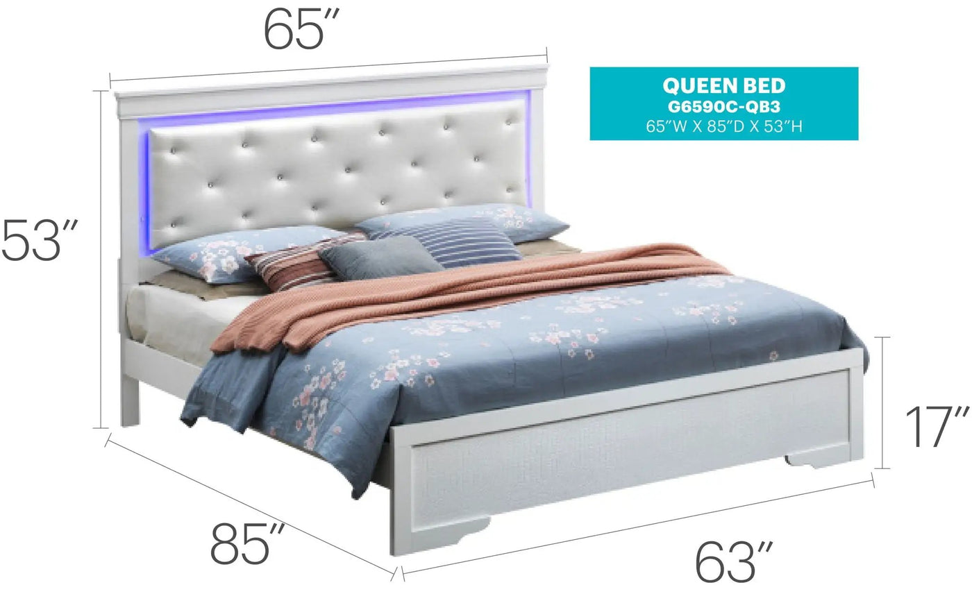 LED Elegant Bed by HouseOfZazla