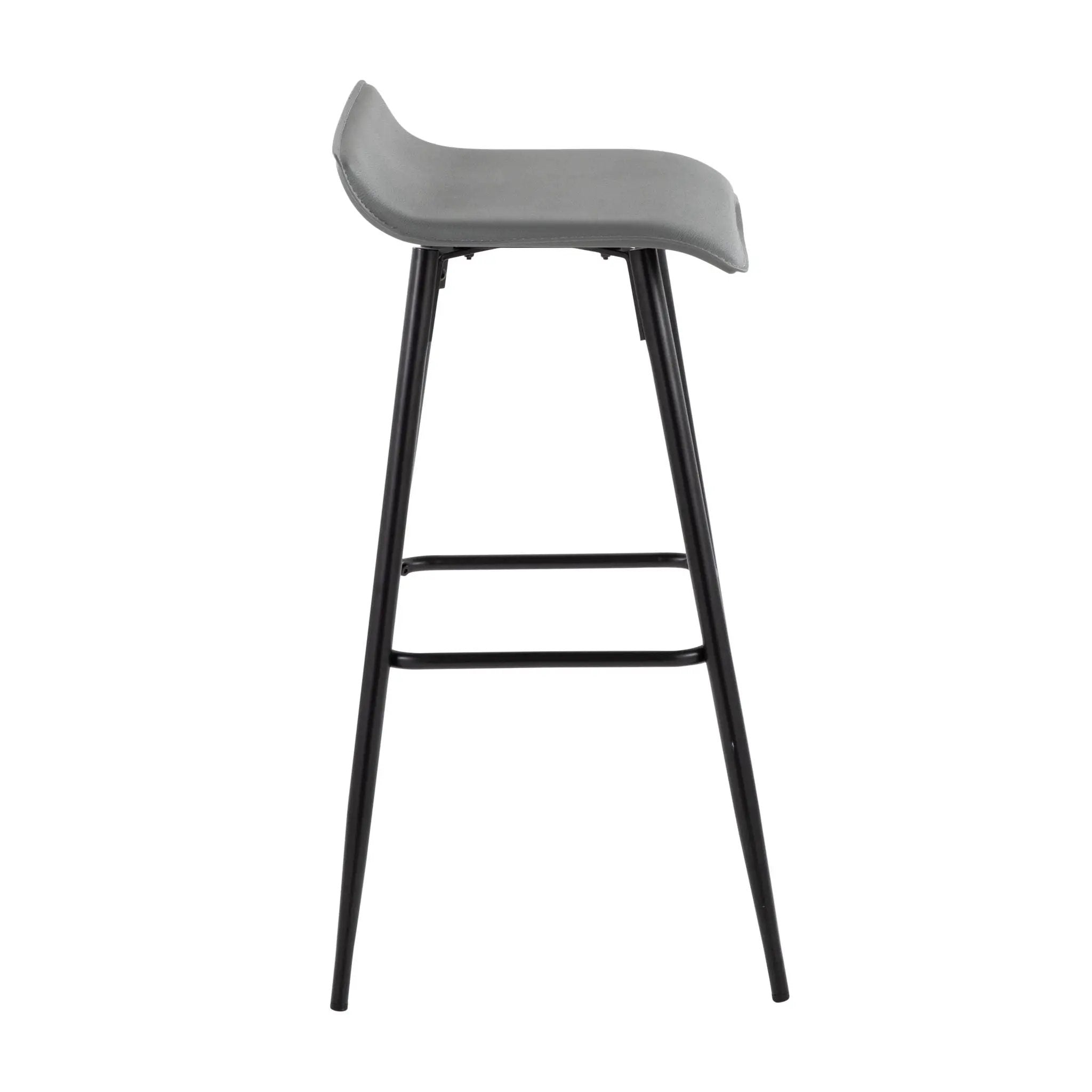 Ale - Contemporary Fixed-Height Bar Stool (Set of 2) by HouseOfZazla