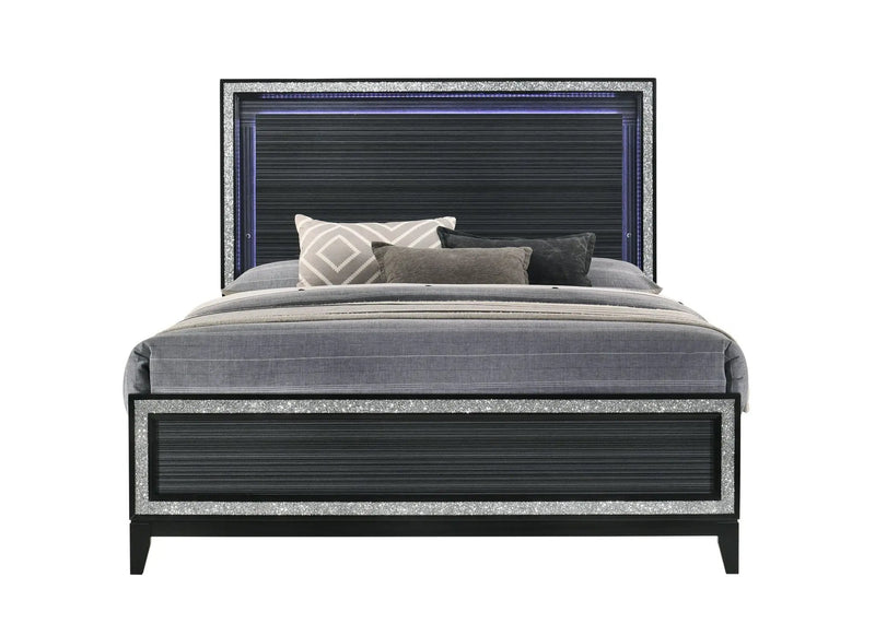 Haiden Queen Storage Bed with LED Lighting by HouseOfZazla