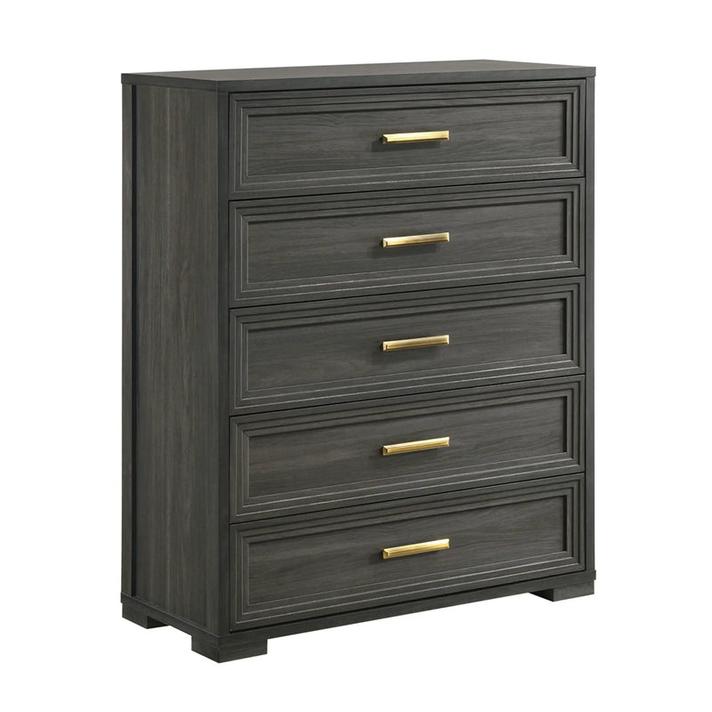 Colorado - Bedroom Set With Upholstered LED Headboard by HouseOfZazla
