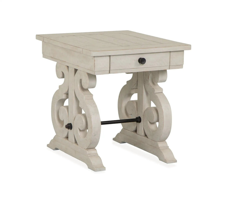 Bronwyn - Rectangular End Table - Alabaster by Unique Piece Furniture