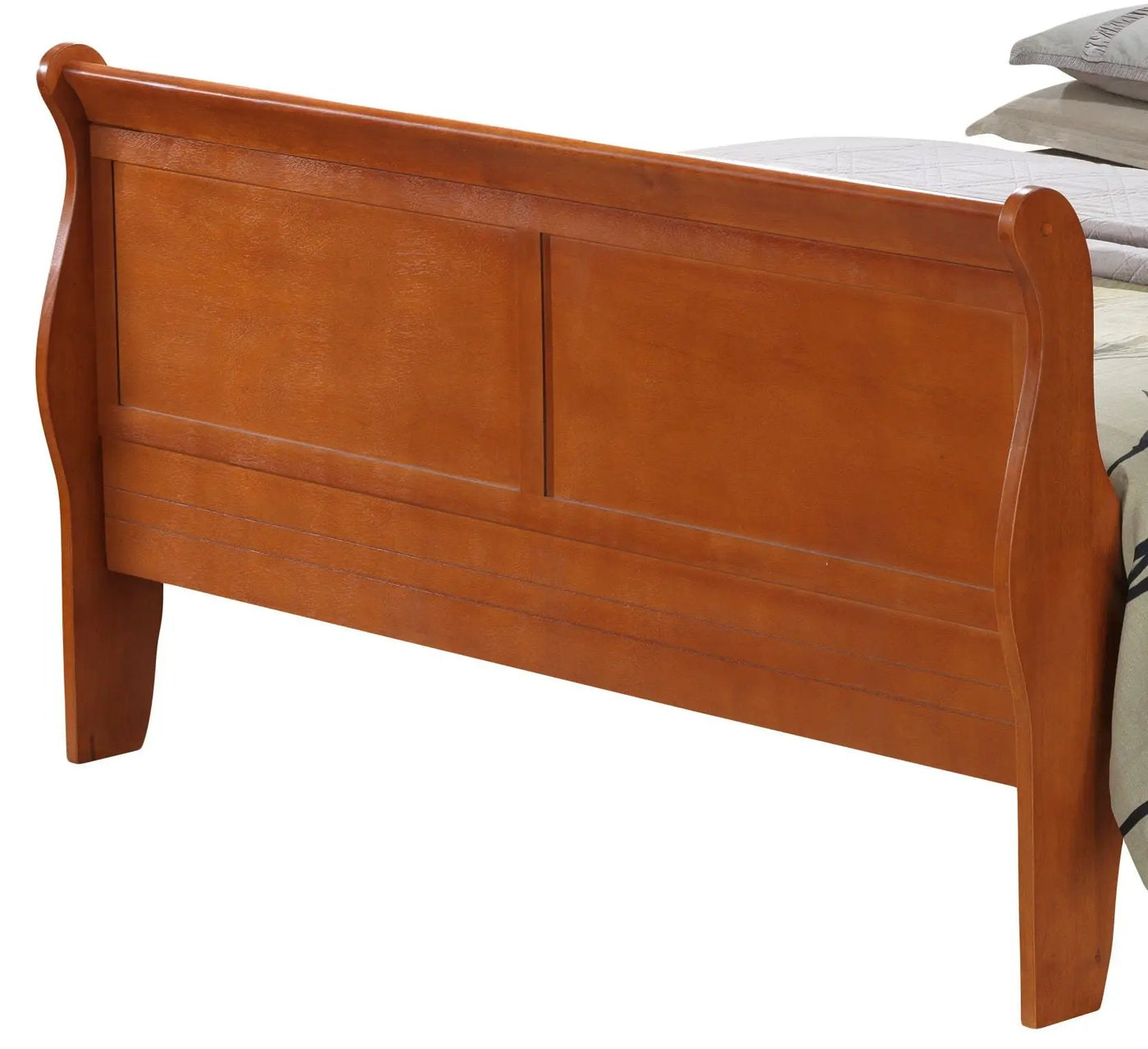 Panel Sleigh Bed by HouseOfZazla