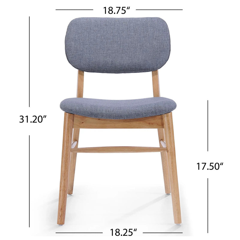 Voyager Upholstered Accent Chair With Splayed Legs And Wood Frame (Set of 2) by HouseOfZazla