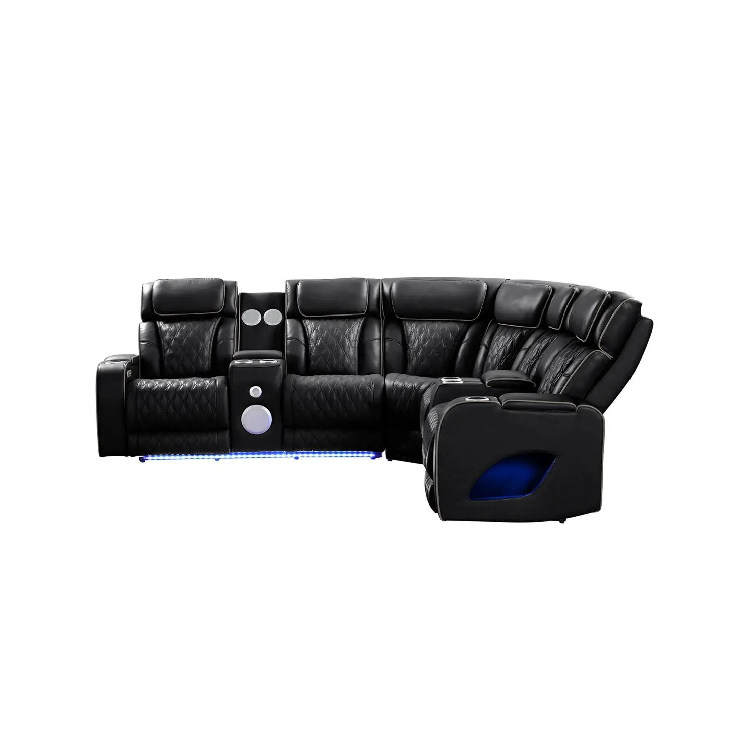 Fortuner - Power Recliner Sectional Sofa by HouseOfZazla