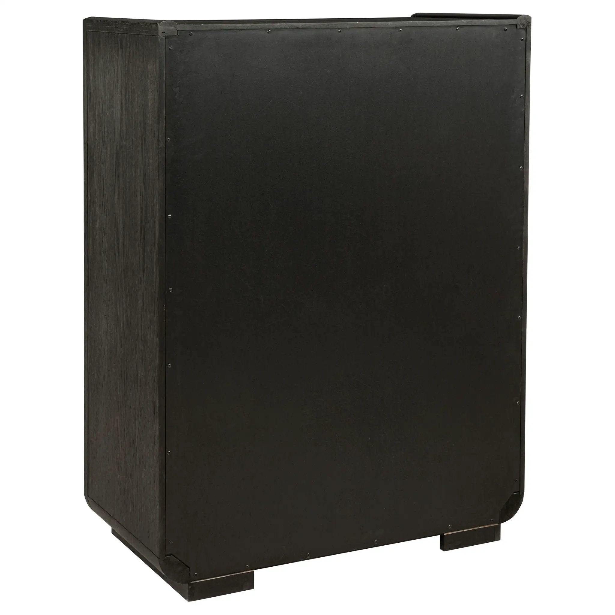 Leandro 5-drawer Bedroom Chest of Drawers Burnished Black by Unique Piece Furniture