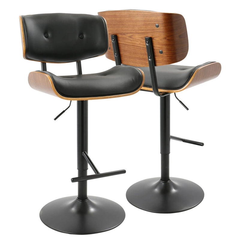 Lombardi - Mid Century Modern Adjustable Barstool by Unique Piece Furniture
