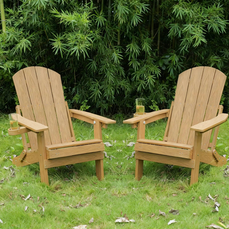 2-Piece All-Season Outdoor Lounge Chairs For Patio Leisure & Garden Relaxation Moments by HouseOfZazla
