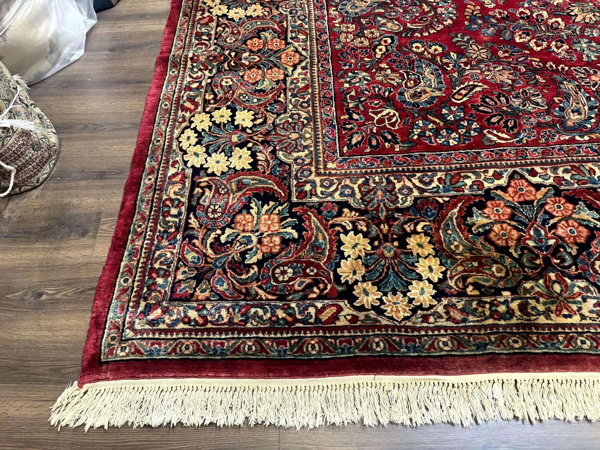 Palace Size Antique Persian Sarouk Rug 12x18 by Jewel Rugs