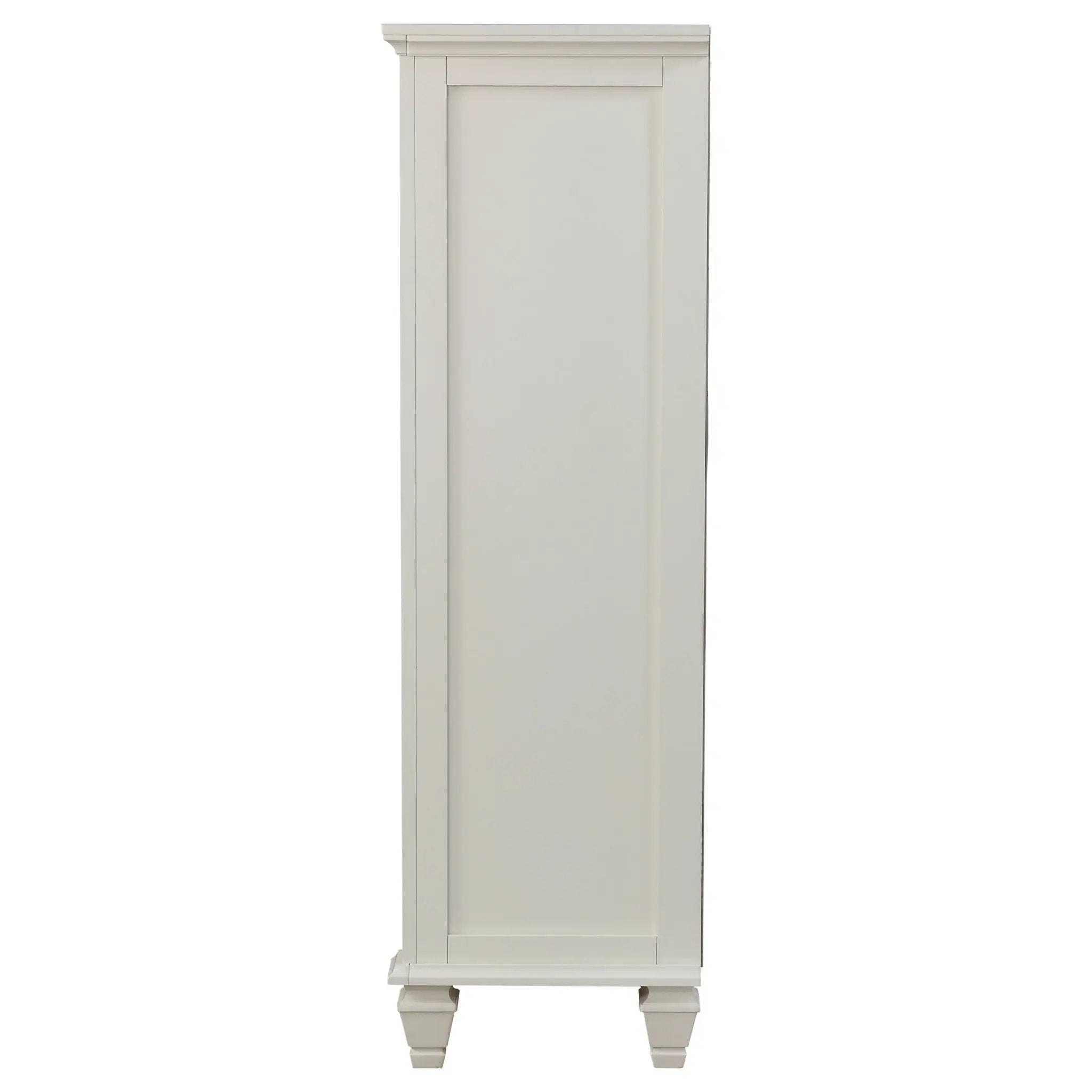 Sandy Beach 8-drawer Door Chest Cream White by Unique Piece Furniture