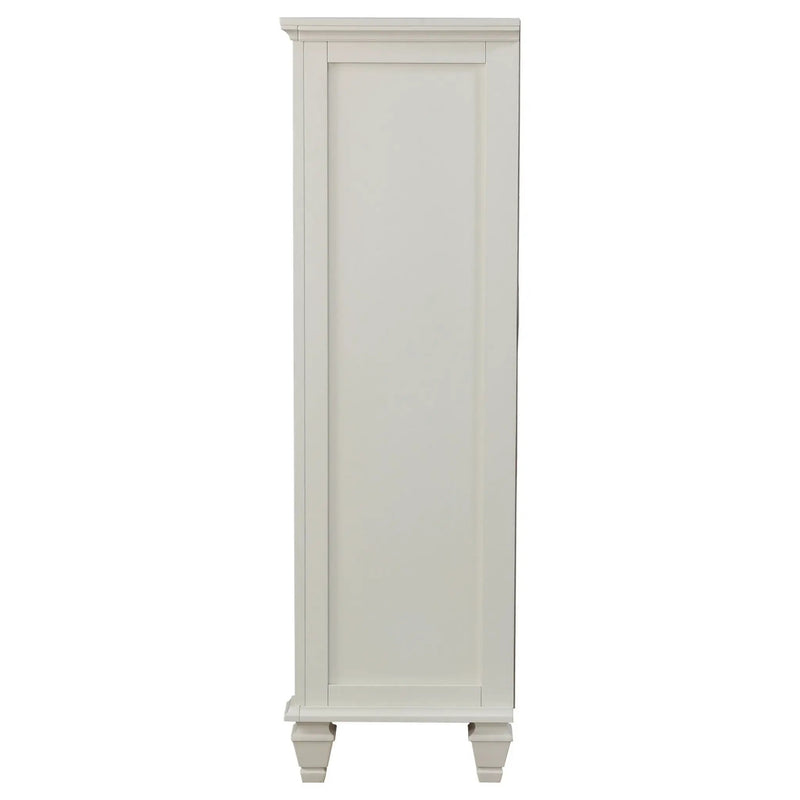 Sandy Beach 8-drawer Door Chest Cream White by Unique Piece Furniture