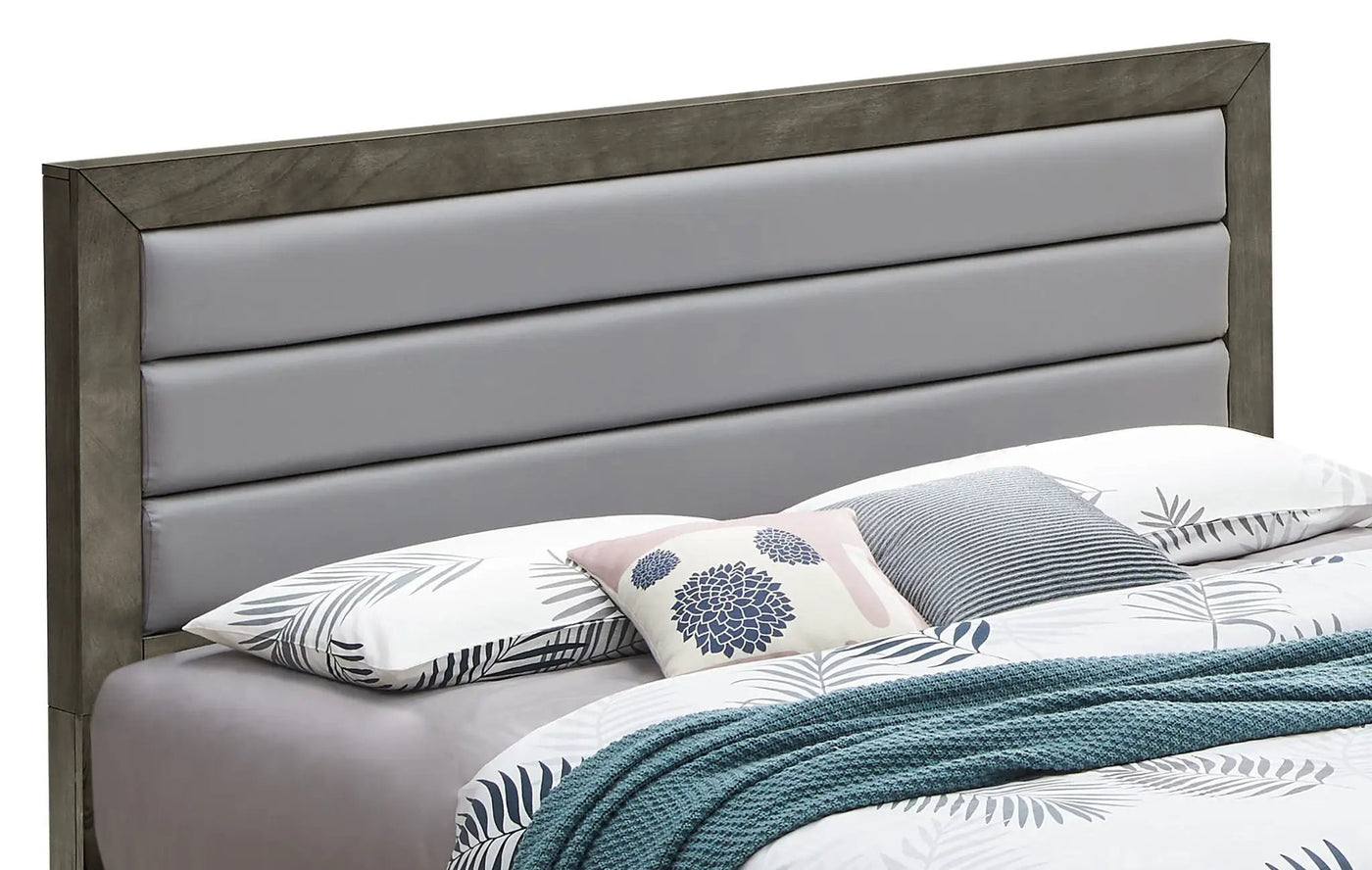 Transitional Modern Design Bed by HouseOfZazla