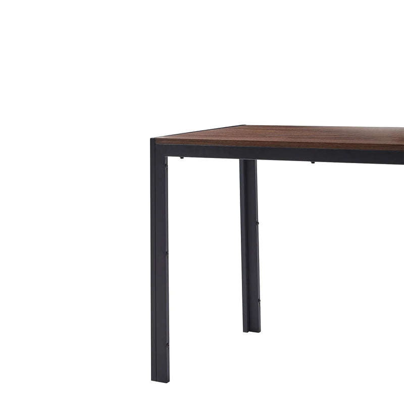 Creative Design Veneered MDF Wood Structure Rectangular Walnut Dining Table - Walnut by Unique Piece Furniture