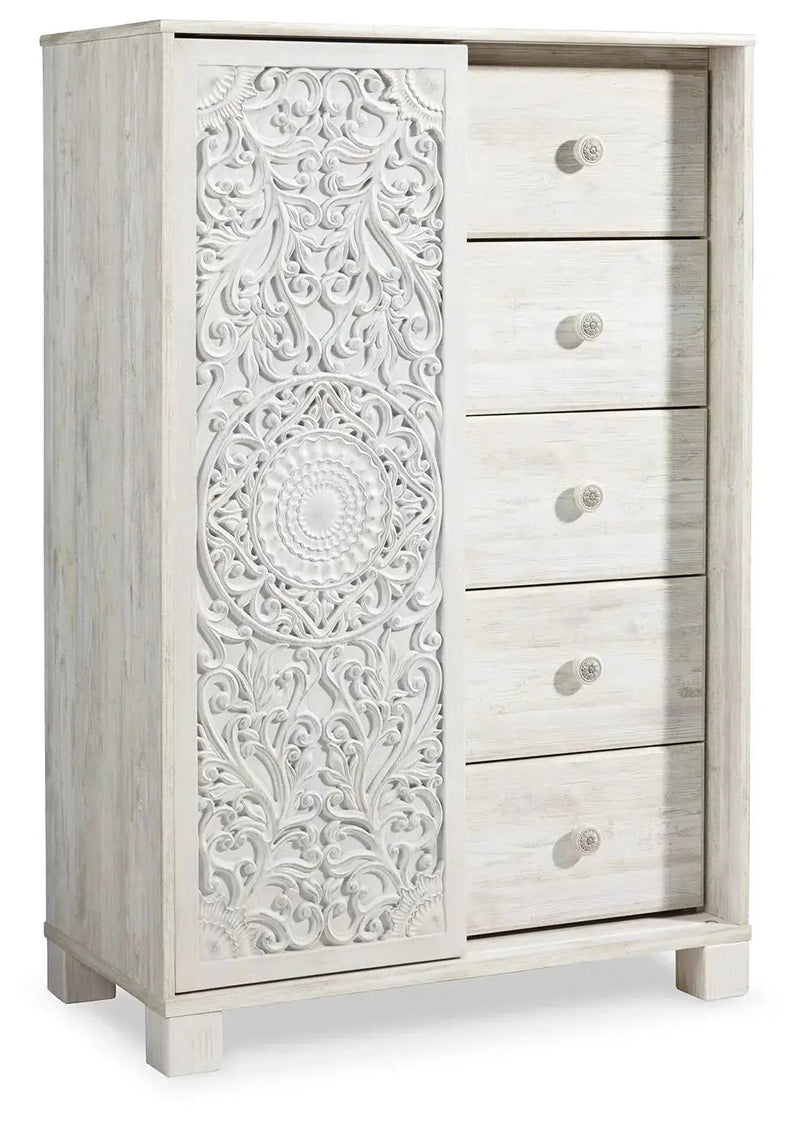 Paxberry - Dressing Chest - Whitewash by Unique Piece Furniture