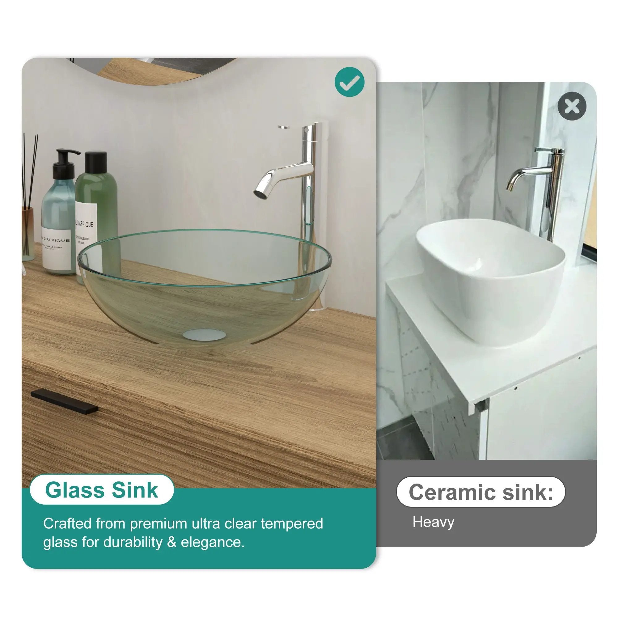 Vessel Sink With Faucet And Pop-Up Drain by HouseOfZazla