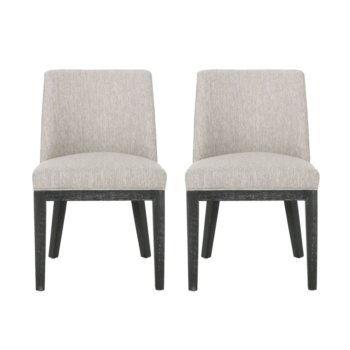 Modern Dining Chair With Durable Fabric Upholstery And Sturdy Wooden Frame (Set of 2) by HouseOfZazla