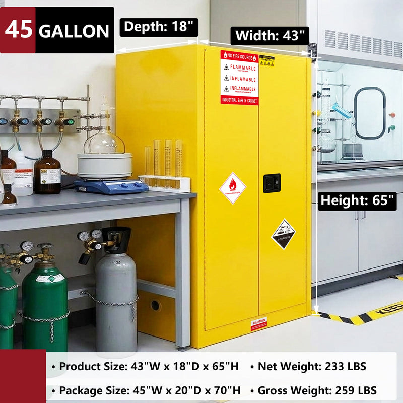 45 Gal Flammable Safety Cabinet by HouseOfZazla