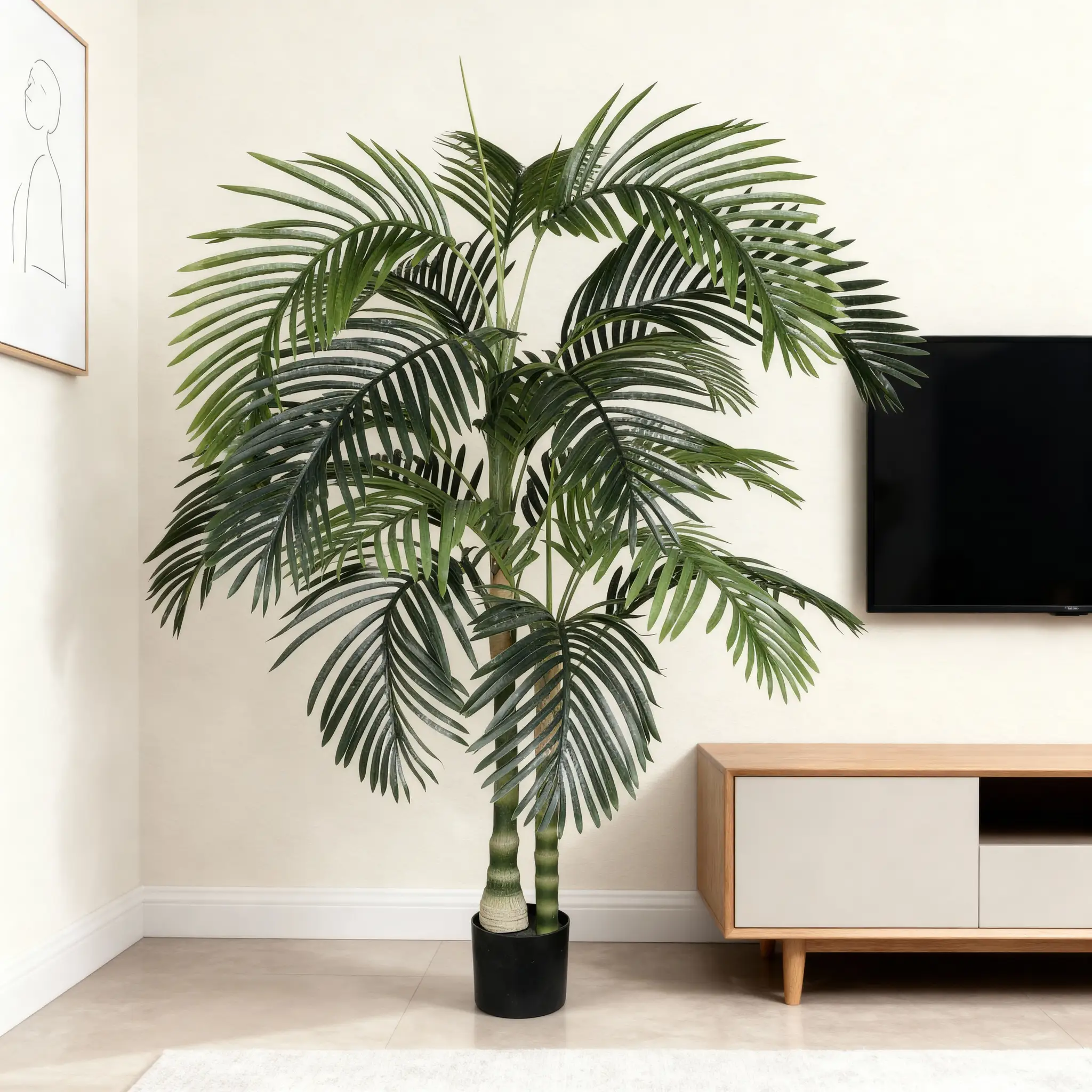 6FT Artificial Palm Tree with Realistic Detail by HouseOfZazla