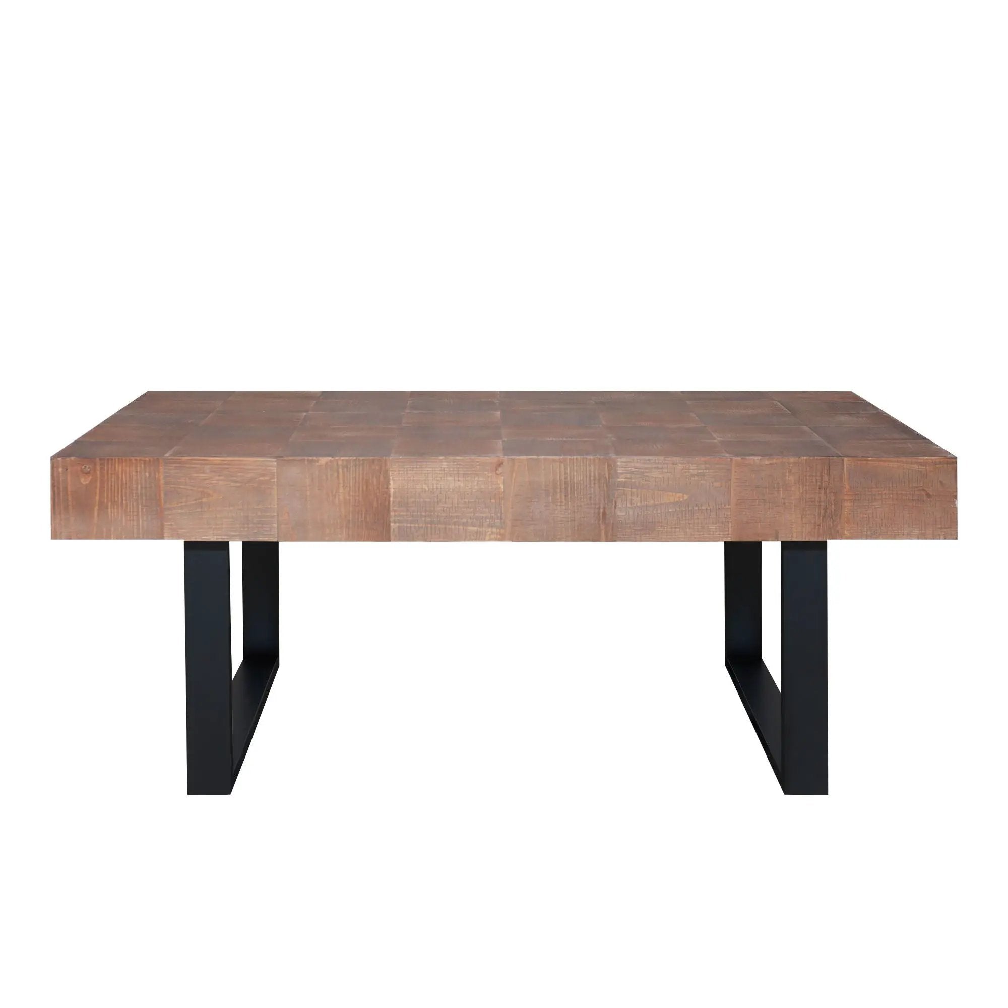 Rectangular Coffee Table With U-Shaped Legs Living Room - Multi by Unique Piece Furniture