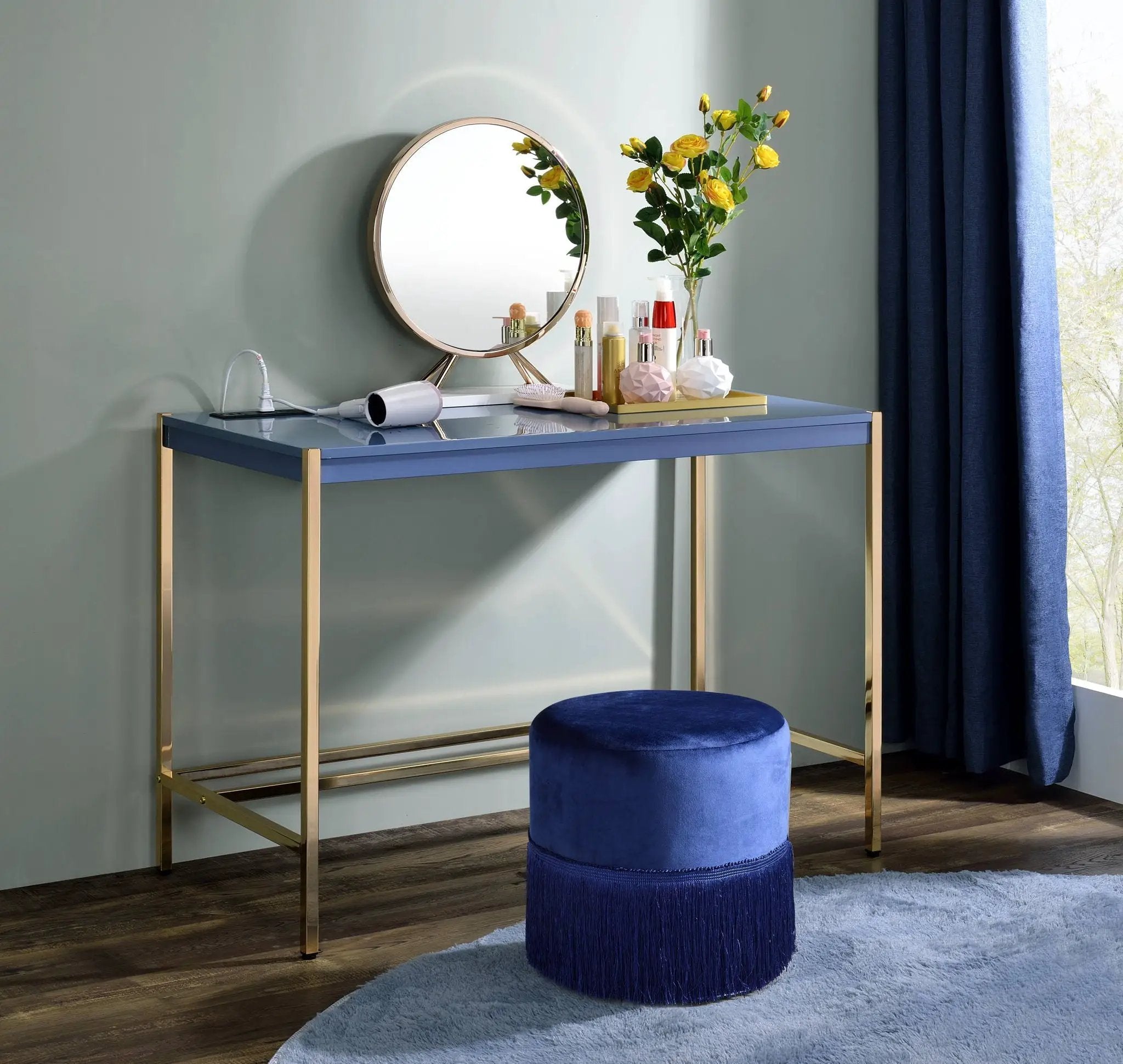 Midriaks - Writing Desk With USB by Unique Piece Furniture