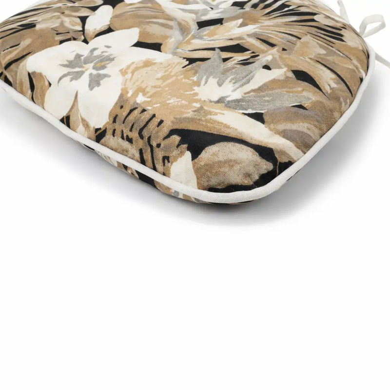 Outdoor Patio Chair Cushions, Water-Repellent U-Shape Thick Foam Seat Cushions (Set of 4) by HouseOfZazla